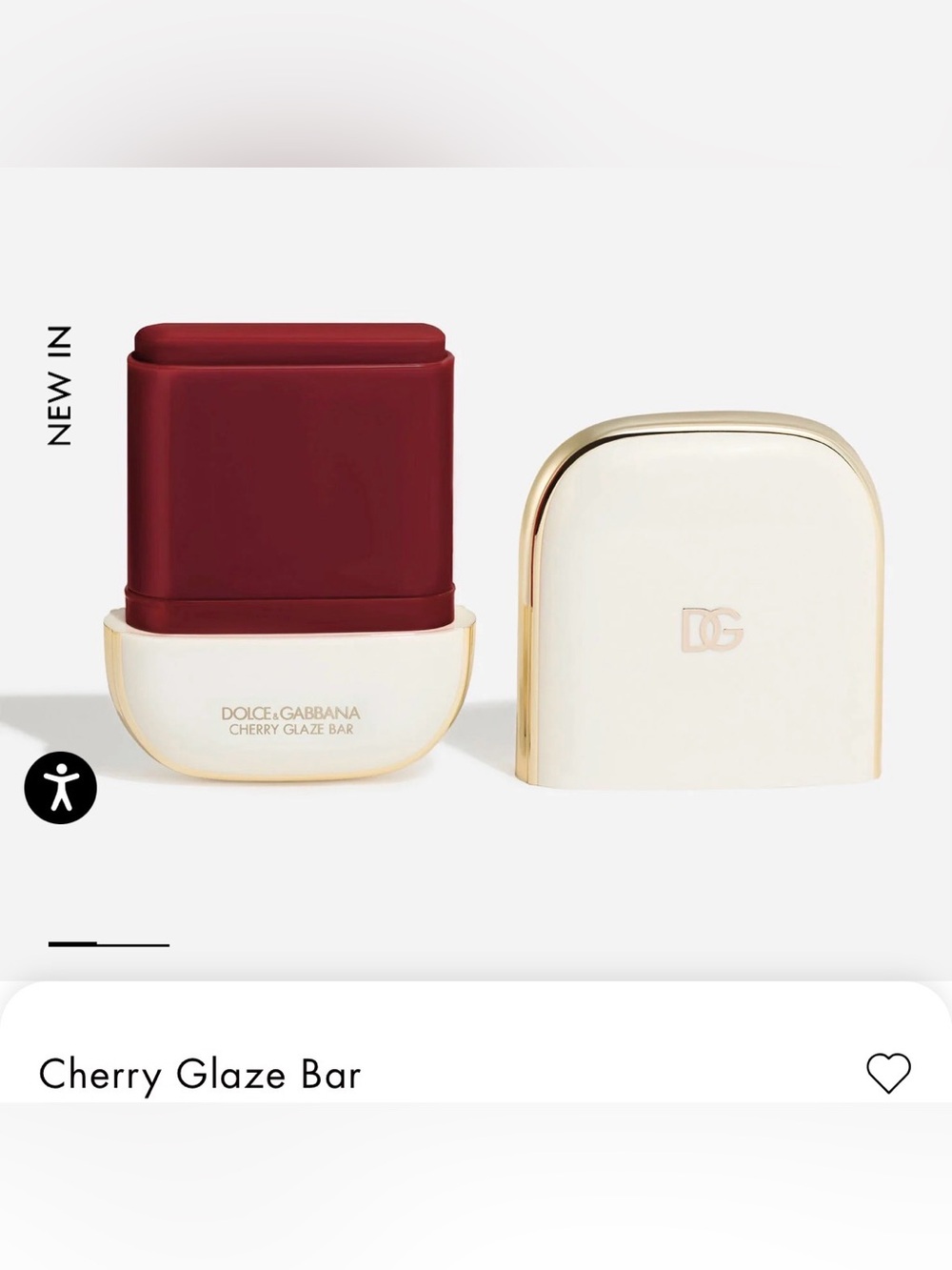 Dolce & Gabbana Cherry Glaze Bar in whimsical berry